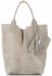 GEANȚĂ DIN PIELE shopper bag Vittoria Gotti bej V877