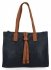 GEANȚĂ DE DAMĂ shopper bag Hernan bleumarin HB0192-1