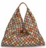 Geantă Italiană Shopper Bag cu Imprimeuri la Modă 835 Multicolor