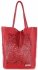 GEANȚĂ DIN PIELE shopper bag Vittoria Gotti roșu V577