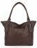 GENȚĂ DE DAMĂ shopper bag Hernan ciocolatiu HB0397