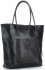 GEANȚĂ DIN PIELE shopper bag Genuine Leather negru 358