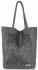 GEANȚĂ DIN PIELE shopper bag Vittoria Gotti gri V577