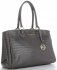 GEANȚĂ DIN PIELE cufăr Vittoria Gotti gri V3080