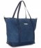 GEANȚĂ DIN PIELE shopper bag Vittoria Gotti denim V2939