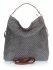 Kožené kabelka univerzálna Genuine Leather šedá 15