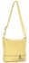 Kožené kabelka listonoška Vittoria Gotti žltá V60