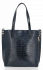 Kožené kabelka shopper bag Vittoria Gotti tmavo modrá VG803