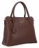Dámska kabelka kufrík Herisson čokoládová 1702A713