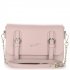 Kožené kabelka listonoška Vittoria Gotti púdrová ružová V1667N