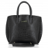 Kožené kabelka kufrík Vittoria Gotti čierna V4382COCO