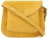 Kožené kabelka listonoška Vittoria Gotti horčicová V1982B