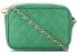 Kožené kabelka listonoška Vittoria Gotti zelená V71011