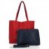 Dámska kabelka shopper bag Venere červená 888-1