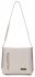 Kožené kabelka listonoška Vittoria Gotti svetlo šedá V8619