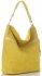 Kožené kabelka univerzálna Genuine Leather žltá 5577C