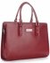 Kožené kabelka aktovka Vittoria Gotti červená V9047