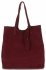 Kožené kabelka shopper bag Vittoria Gotti bordová V205454