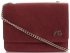 Kožené kabelka listonoška Vittoria Gotti bordová V3084OD