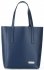 Kožené kabelka shopper bag Vittoria Gotti tmavo modrá V3121