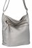 Dámska kabelka listonoška Herisson tmavo strieborná 1052L2073