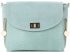 Kožené kabelka listonoška Vittoria Gotti mätová V71013