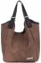 Kožené kabelka shopper bag Vittoria Gotti zemitá V80050