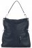 Kožené kabelka shopper bag Vera Pelle tmavo modrá 25