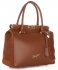 Kožené kabelka kufrík Vittoria Gotti hnedá V816(1