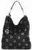 Kožené kabelka shopper bag Vittoria Gotti čierna V3077