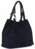 Kožené kabelka shopper bag Vittoria Gotti tmavo modrá V90047CH