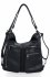 Dámská kabelka univerzálna Herisson čierna 1552H2023-49