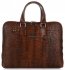 Kožené kabelka aktovka Vittoria Gotti hnedá V871