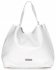 Kožené kabelka shopper bag Vittoria Gotti biela V230