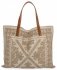 Dámská kabelka shopper bag Vittoria Gotti tmavo béžová 5887