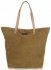 Kožené kabelka shopper bag Vittoria Gotti zelená V915