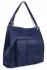 Kožené kabelka shopper bag Vittoria Gotti tmavo modrá 8286