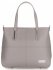 Kožené kabelka klasická Vittoria Gotti šedá V8648