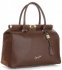 Kožené kabelka kufrík Vittoria Gotti hnedá V817
