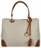 Kožené kabelka kufrík Vittoria Gotti béžová 5239-Fberu
