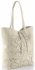 Kožené kabelka shopper bag Vittoria Gotti béžová V299F