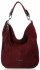 Kožené kabelka univerzálna Silvia Rosa bordová SR2116
