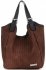 Kožené kabelka shopper bag Vittoria Gotti hnedá V80050