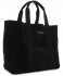 Kožené kabelka shopper bag Vittoria Gotti čierna V8252