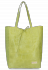 Kožené kabelka shopper bag Vittoria Gotti limetková V299COCO