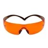 Okulary ochronne 3M SecureFit 406 Scotchgard, pomarańczowo/czarne zauszniki, pomarańczowe, SF406SGAF-BLA