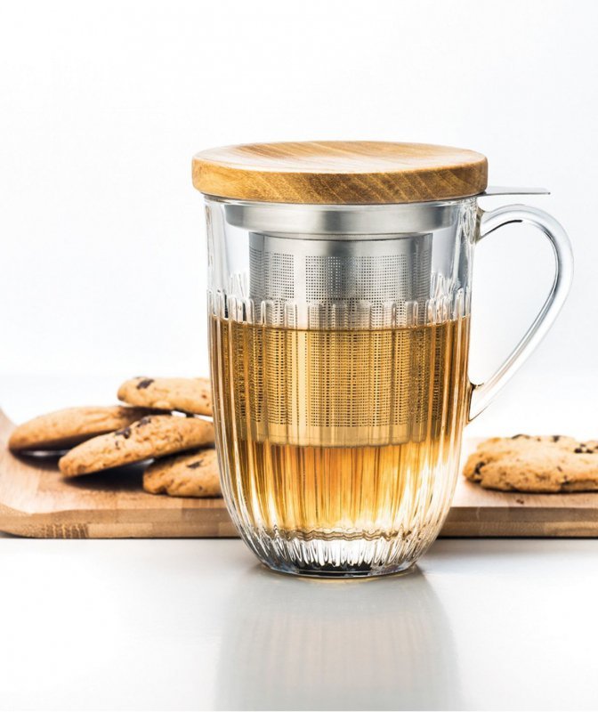 Ouessant Szklanka z zaparzaczem 350 ml