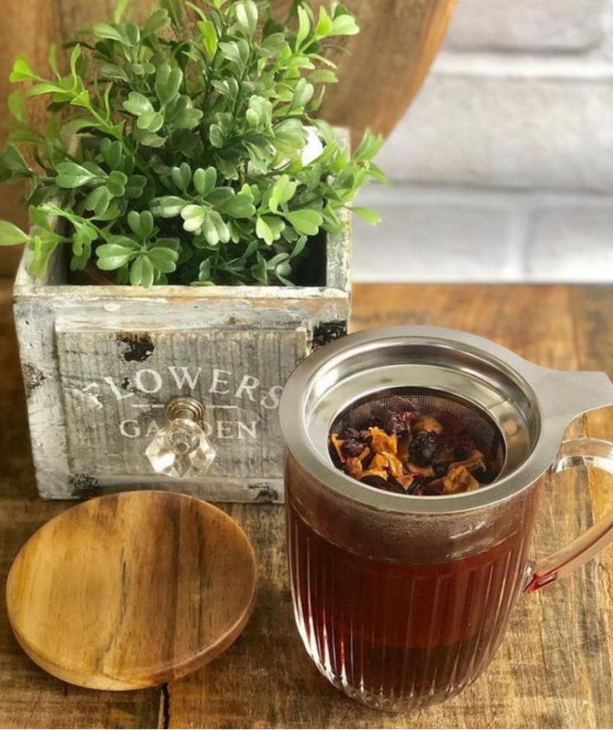 Ouessant Szklanka z zaparzaczem 350 ml