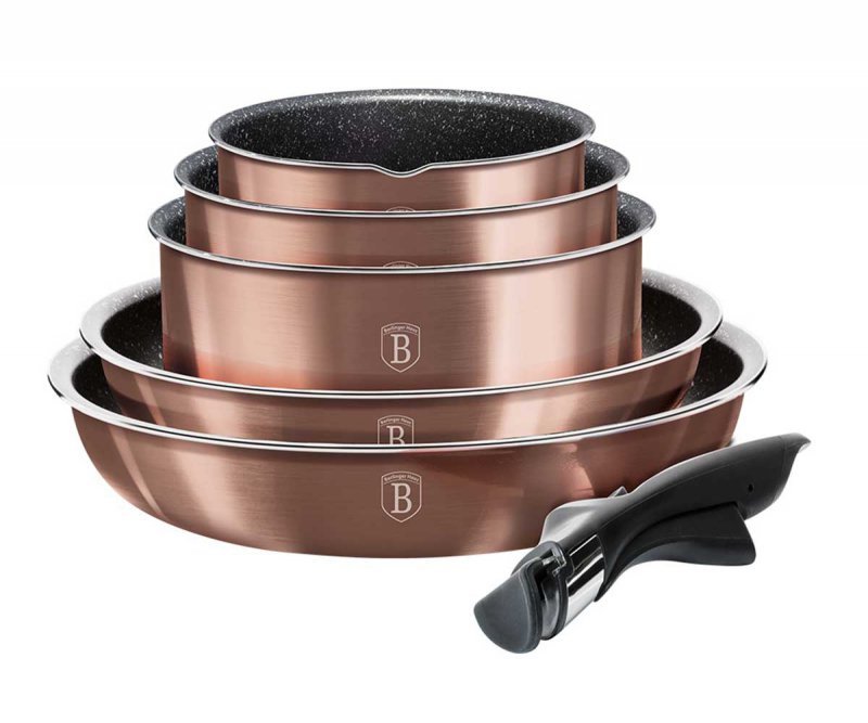 Zestaw garnków granitowych Click&Cook Berlinger Haus BH-1591