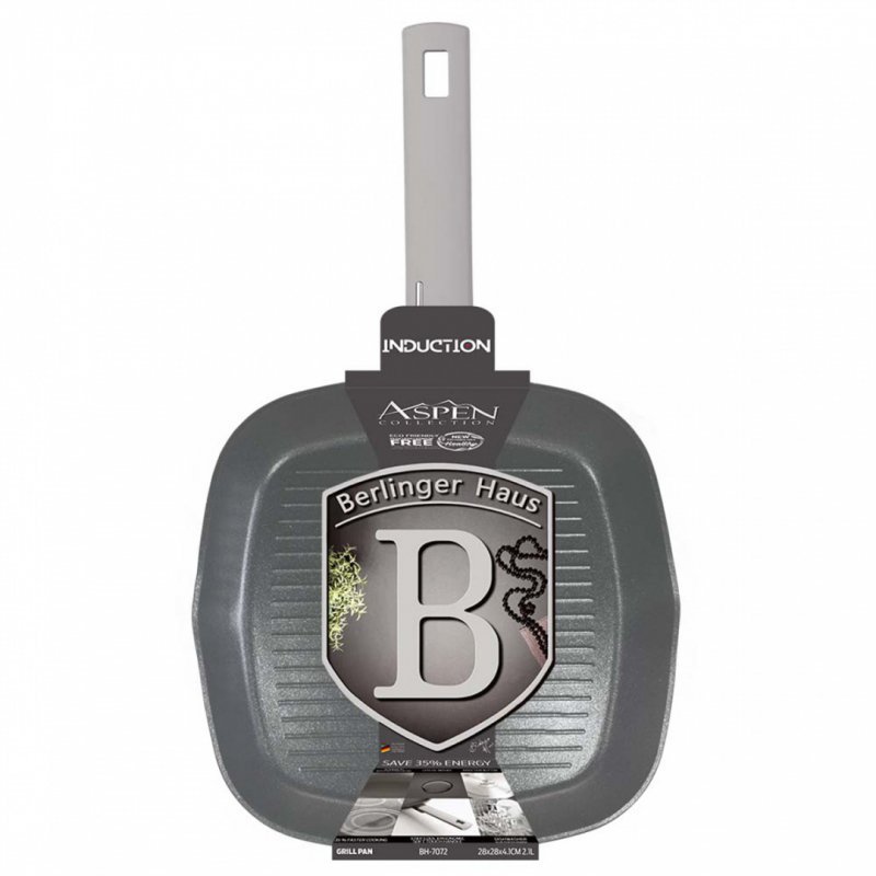 PATELNIA GRILLOWA TYTANOWA BERLINGER HAUS BH-7072 ASPEN